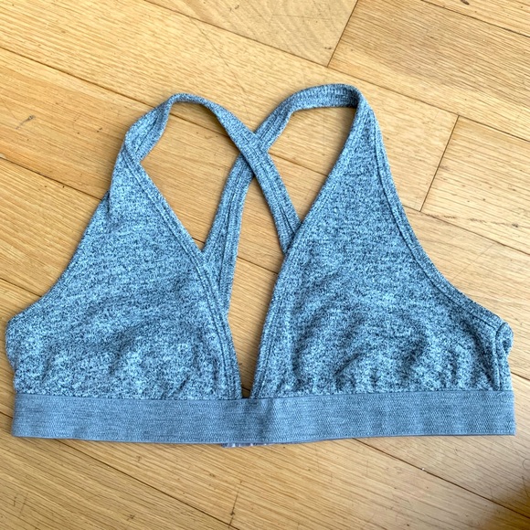 ❌ SOLD ❌ T by ALEXANDER WANG Grey Heather Soft Bra Top - Picture 2 of 6